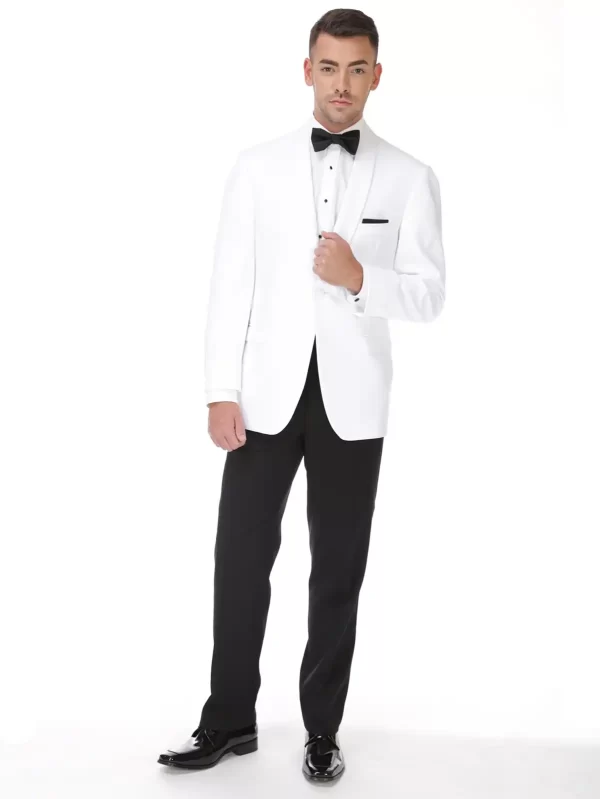 White Dinner Jacket - JM Street Tuxedo