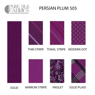 Persian Plum Vest & Ties