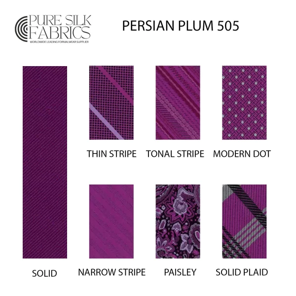 Persian Plum Vest & Ties